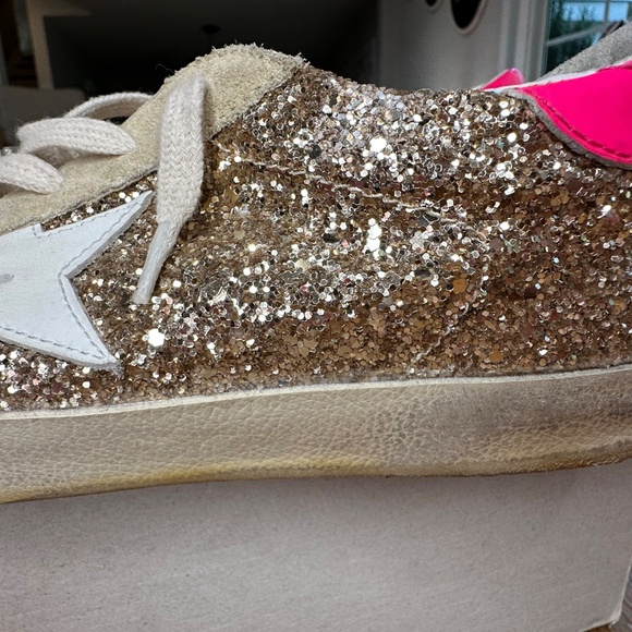 GOLDEN GOOSE Superstar Glitter Low-Top Sneakers - Picture 9 of 16